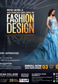 Advanced Diploma in Fashion Design