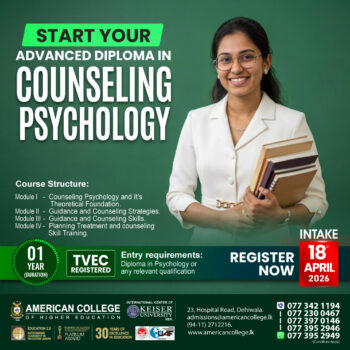 Advanced Diploma in Counseling Psychology