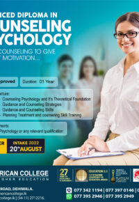 Ad. Dip. in Counselling Psychology