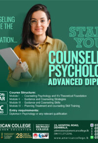 Advanced Diploma in Counseling Psychology