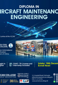 Diploma in Aircraft Maintenance Engineering