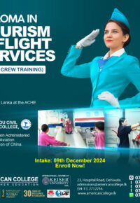 Diploma in Tourism & Flight Services