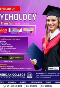 Bachelor of Psychology (Credit Transfer)