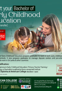 Bachelor of Early Childhood Education