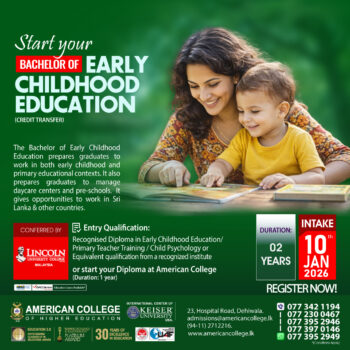 Bsc in Early Childhood Education