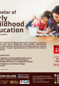 Bachelor of Early Childhood Education