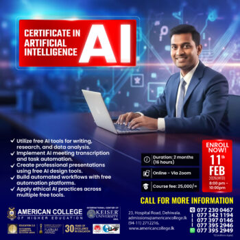 Certificate in AI