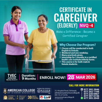 Certificate in Caregiver (Elderly)