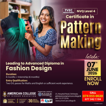 Certificate in Pattern Making