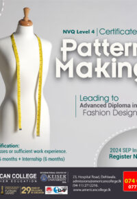 Certificate in Pattern Making