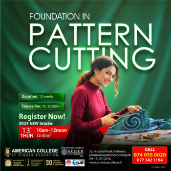 Foundation in Pattern Cutting