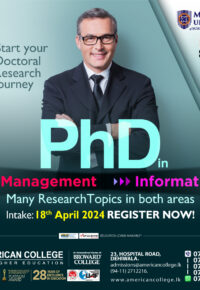 PhD in Management / Informatics