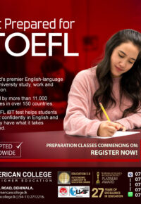 Preparation Class for TOEFL