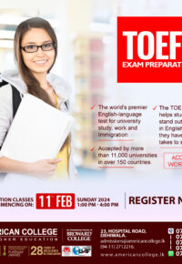 Preparation Class for TOEFL
