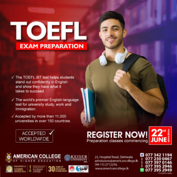 TOEFL Preparation Classes